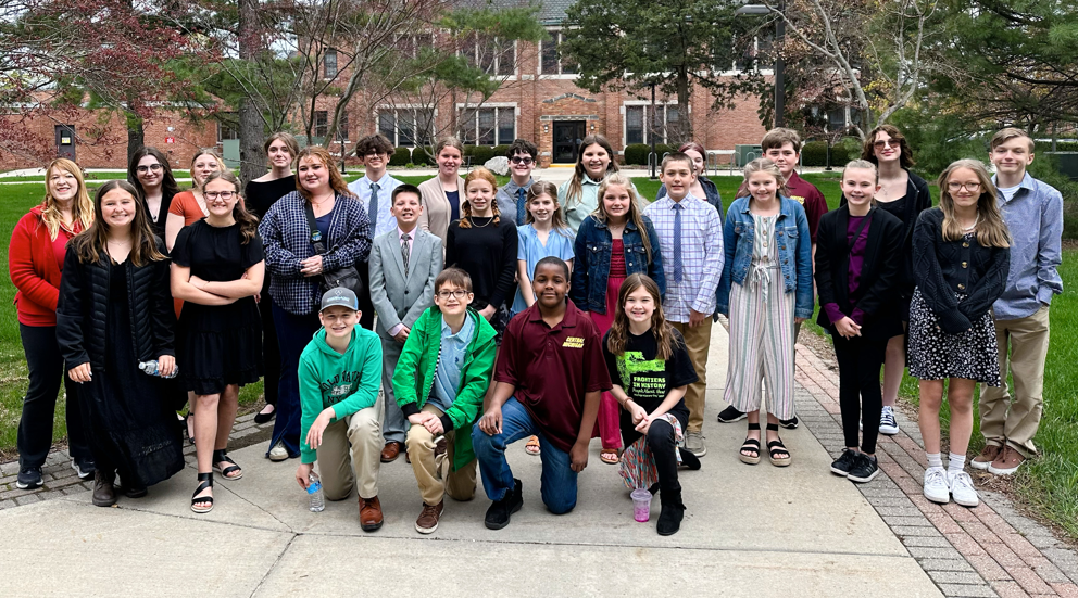 History Club Students at State Competition