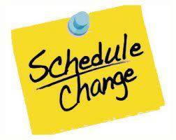 schedule change