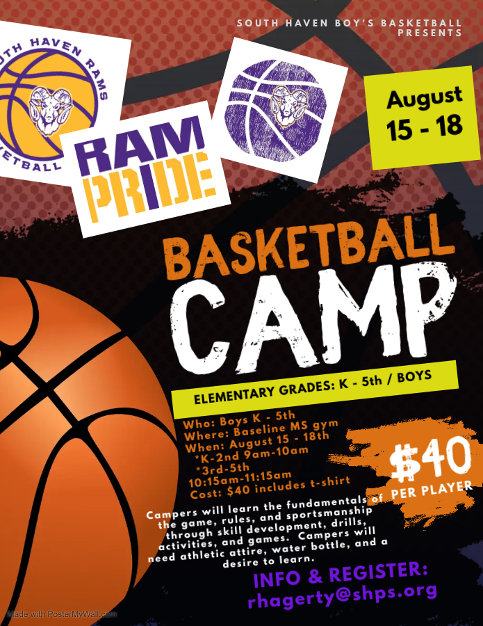 basketball camp flyer
