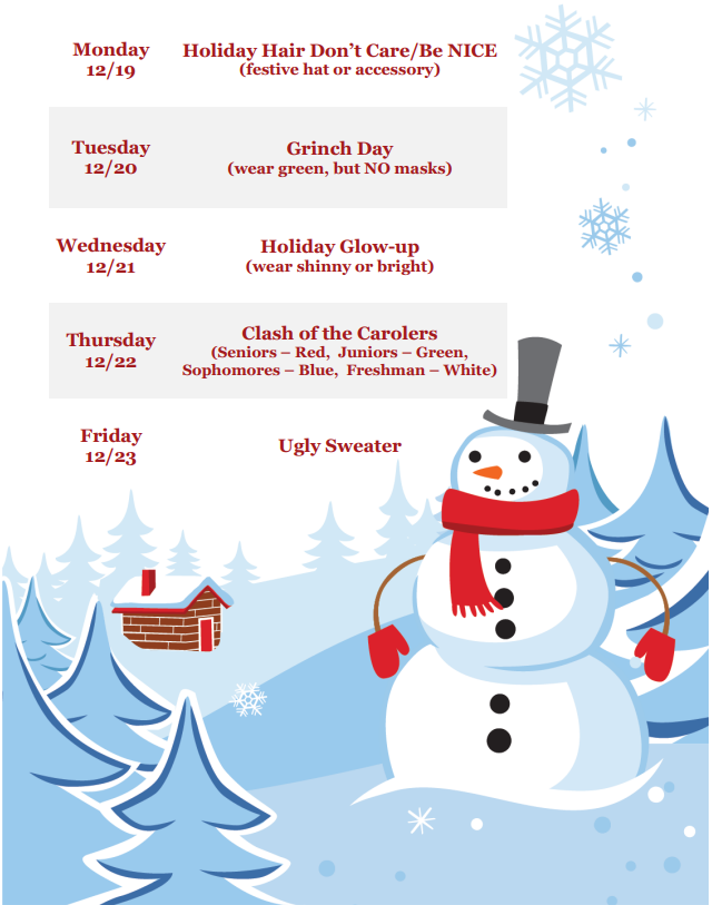 Holiday Spirit Week
