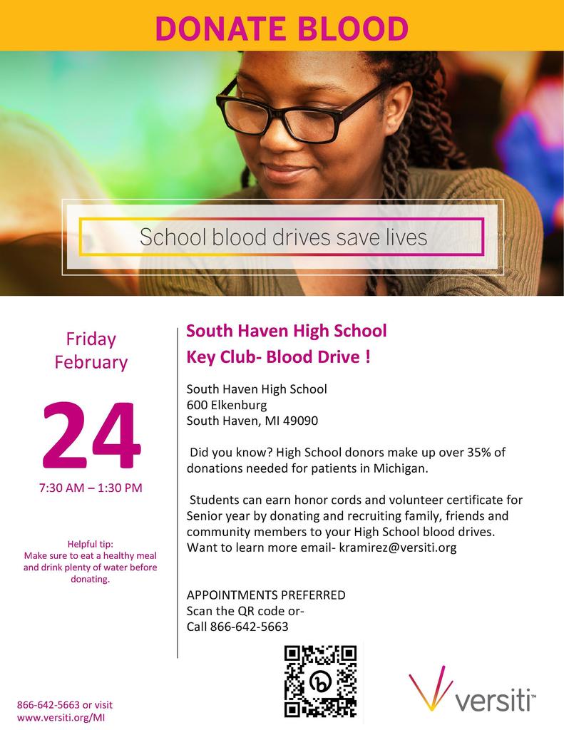 Key Club Blood Drive